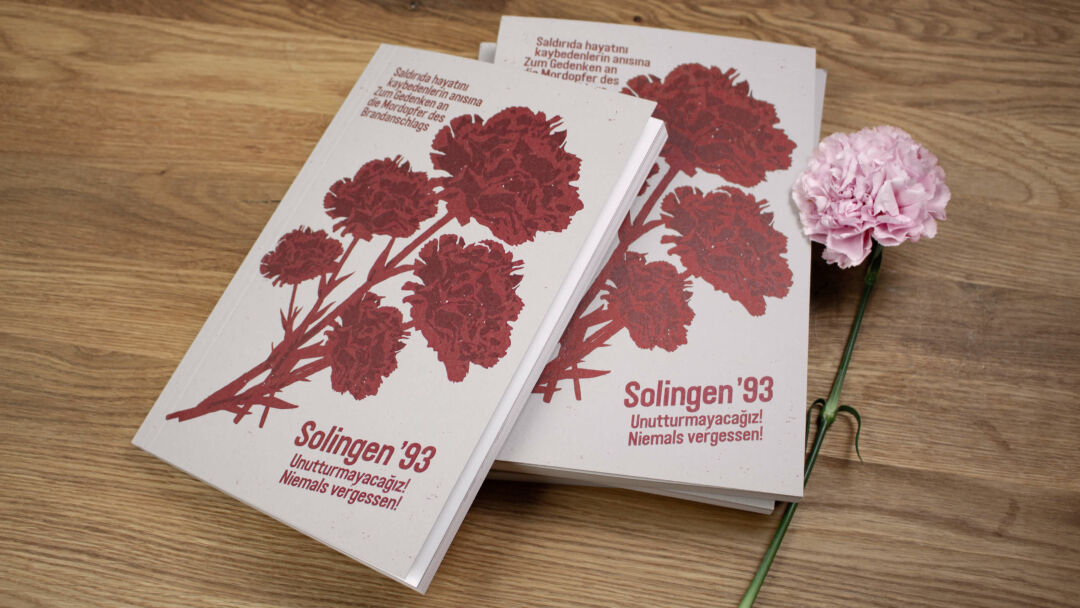 Ausstellung zum Brandanschlag in Solingen 1993 – Katalog Editorial Design