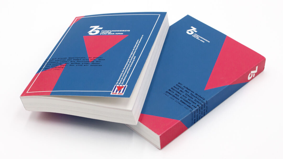 VVN-BdA NRW 75 Jahre Buch Editorial Design