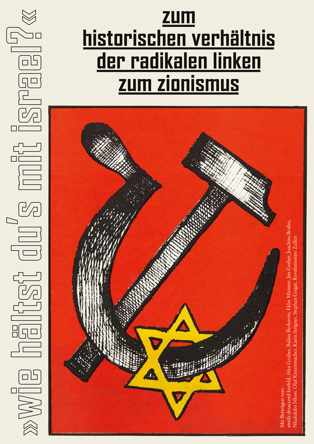 Antifa & Zionismus Broschüre Editorial Design
